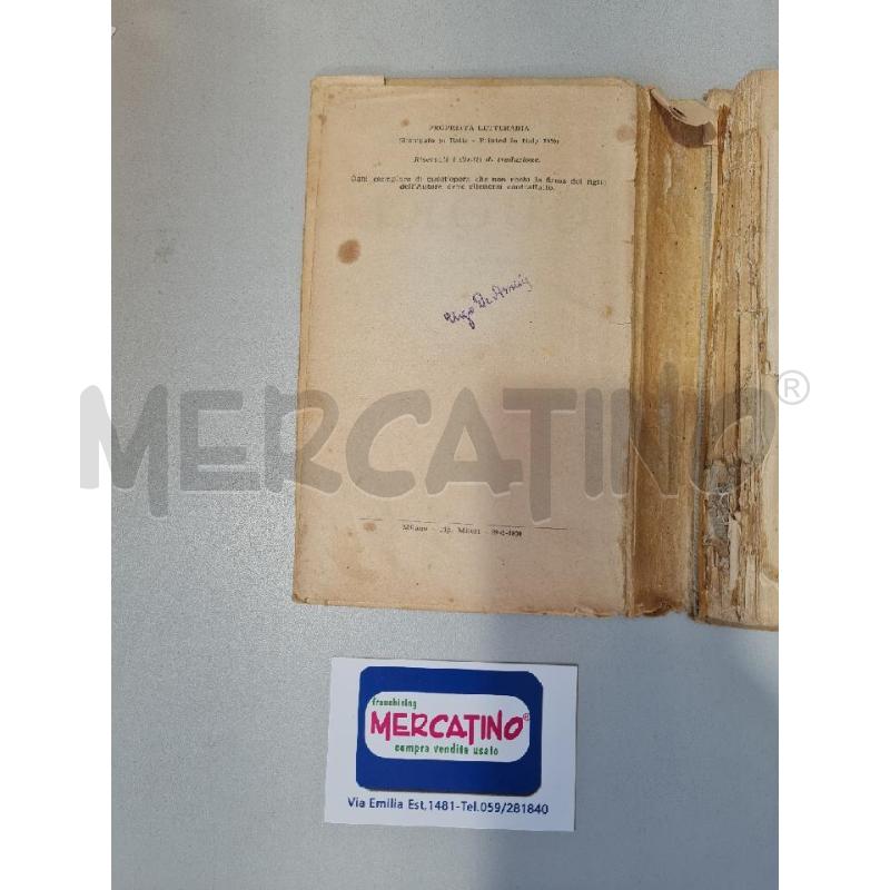 CUORE 1950 GARZANTI VINTAGE - LIBRO | Mercatino dell'Usato Modena 3