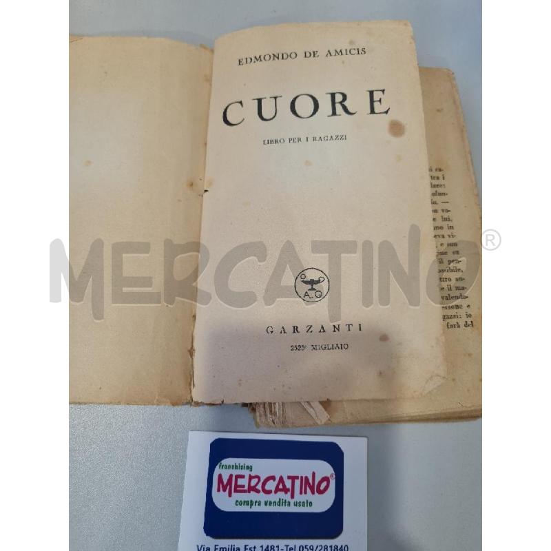 CUORE 1950 GARZANTI VINTAGE - LIBRO | Mercatino dell'Usato Modena 4