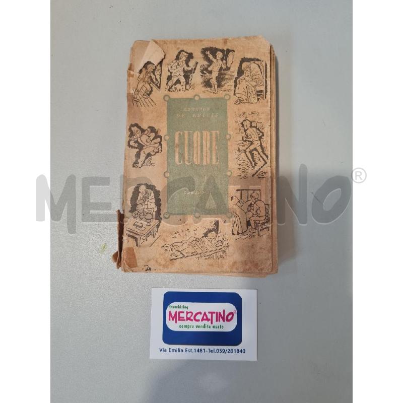 CUORE DE AMICIS 1948 GARZANTI VINTAGE - LIBRO | Mercatino dell'Usato Modena 1