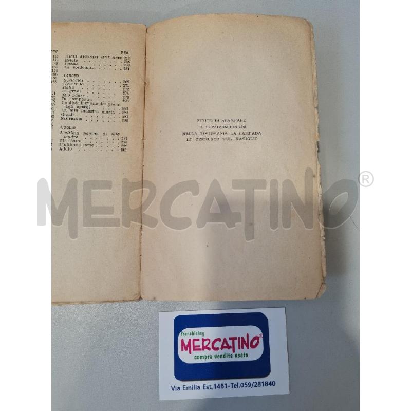 CUORE DE AMICIS 1948 GARZANTI VINTAGE - LIBRO | Mercatino dell'Usato Modena 4