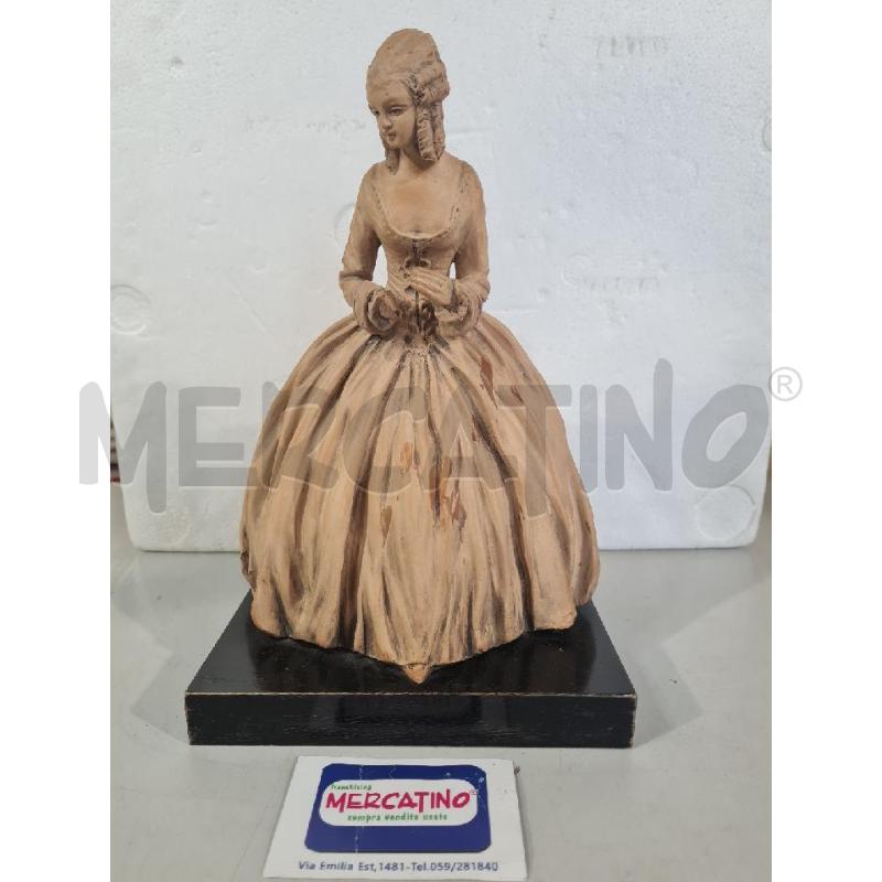 DAMINA TERRACOTTA BRUNO TORNATI 28CM MANO ROTTA | Mercatino dell'Usato Modena 1