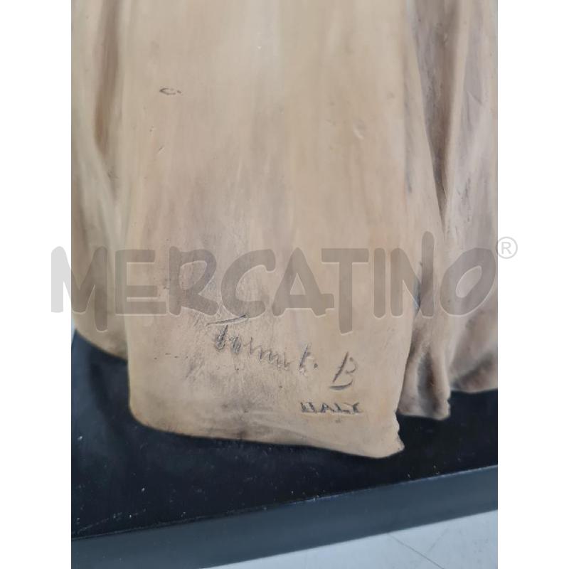 DAMINA TERRACOTTA BRUNO TORNATI 28CM MANO ROTTA | Mercatino dell'Usato Modena 5