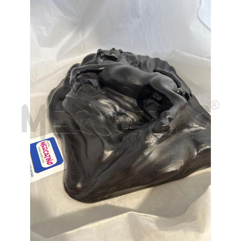 DECORAZIONE CAVALLINO  RES. RAMPANTE A PARETE 40X30CM | Mercatino dell'Usato Modena 2