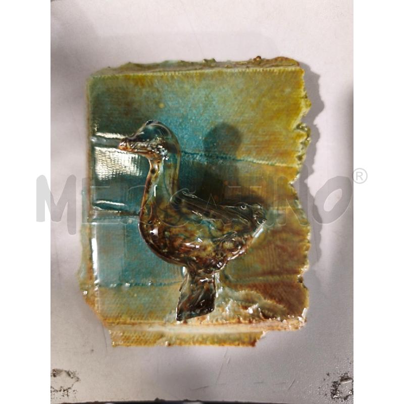 DECORO MURO ANATRA CER. AMAARO 11CM | Mercatino dell'Usato Modena 1