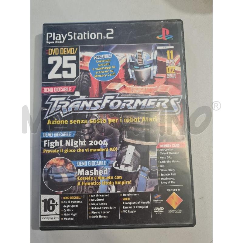 DEMO TRANSFORMERS - PS2 VIDEO GIOCO  | Mercatino dell'Usato Modena 1