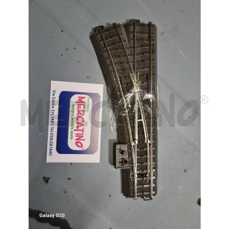 DEVIATOIO SEMPLICE HO MARKLIN + 74491 + DECODER BINARIO TRENO  | Mercatino dell'Usato Modena 1