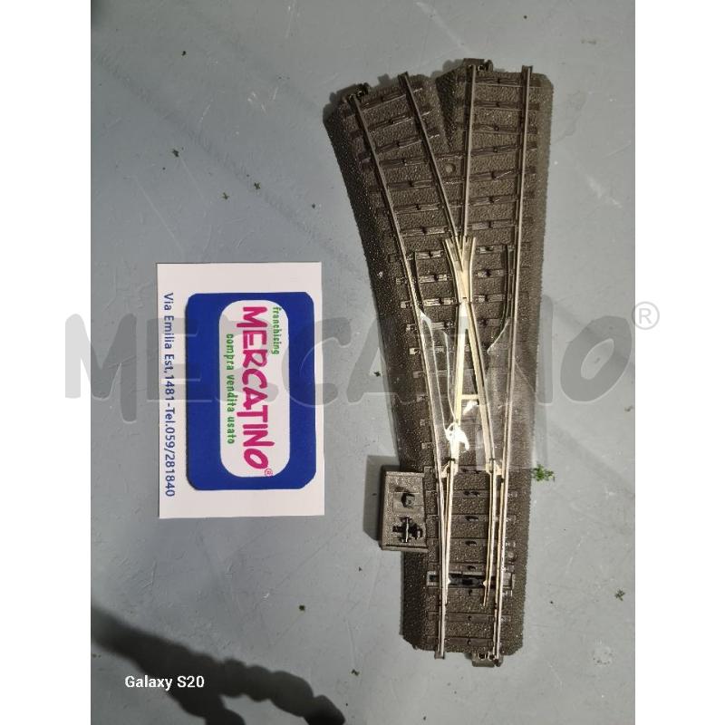 DEVIATOIO SEMPLICE HO MARKLIN + 74491 + DECODER BINARIO TRENO  | Mercatino dell'Usato Modena 1
