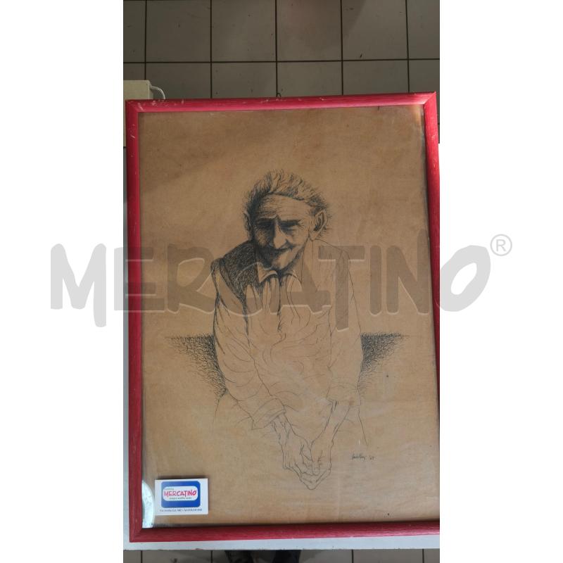 DISEGNO CHINA LA VECCHIA DI GORO CAVALLARI 73X53CM | Mercatino dell'Usato Modena 1