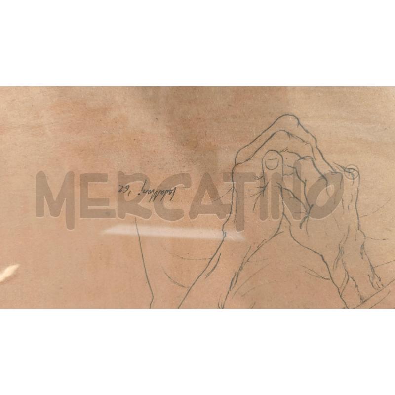 DISEGNO CHINA LA VECCHIA DI GORO CAVALLARI 73X53CM | Mercatino dell'Usato Modena 4