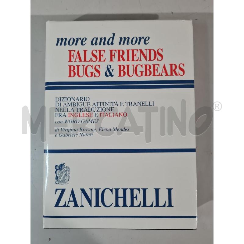 DIZIONARIO FALSE FRIENDS BUGS BUGBEARS ZANICHELLI | Mercatino dell'Usato Modena 1