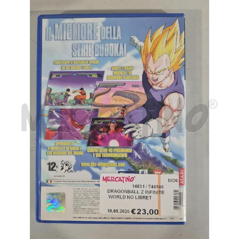 DRAGONBALL Z INFINITE WORLD NO LIBRETTO - PS2 VIDEO GIOCO  | Mercatino dell'Usato Modena 3