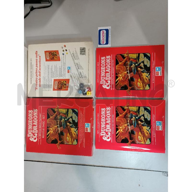 DUNGEONS DRAGON REGOLE BASE SET 1 ROSSO 1983 | Mercatino dell'Usato Modena 1