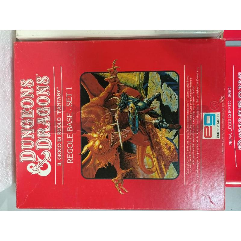DUNGEONS DRAGON REGOLE BASE SET 1 ROSSO 1983 | Mercatino dell'Usato Modena 2