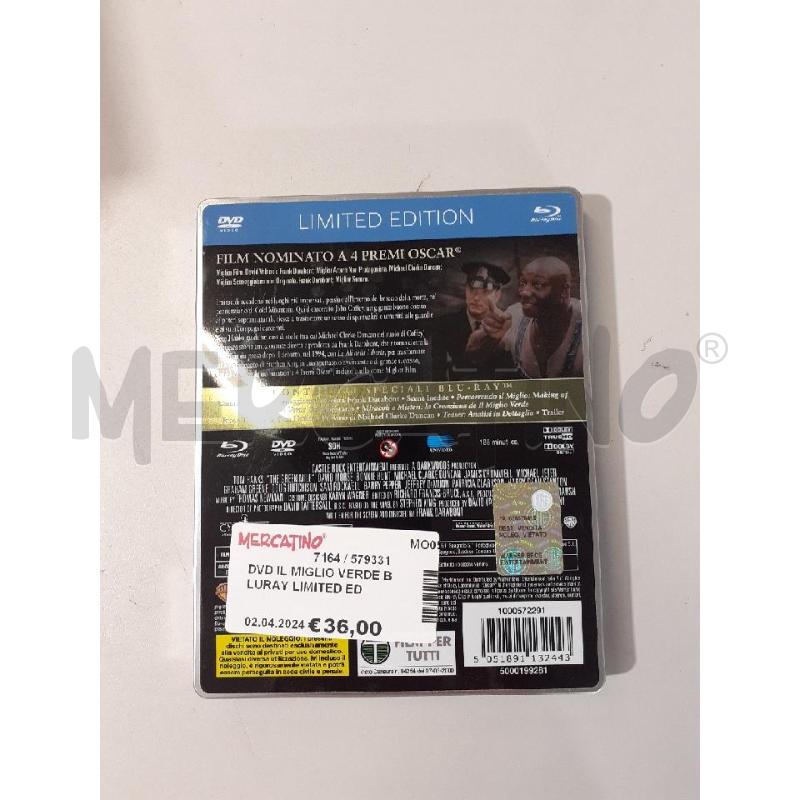 DVD IL MIGLIO VERDE BLURAY LIMITED EDITION | Mercatino dell'Usato Modena 2