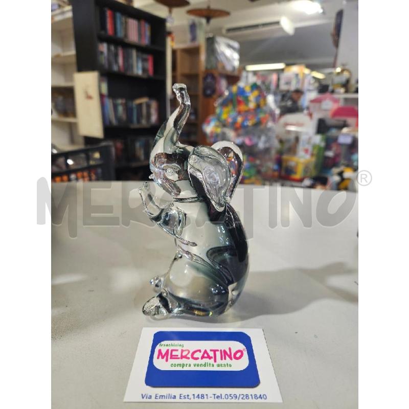 ELEFANTINO MURANO 18CM | Mercatino dell'Usato Modena 3