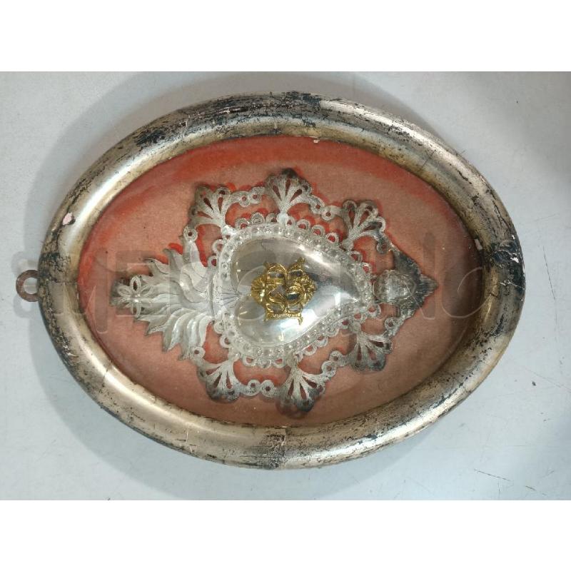 EX VOTO SACRO CUORE DI GESU 22X16CM | Mercatino dell'Usato Modena 2