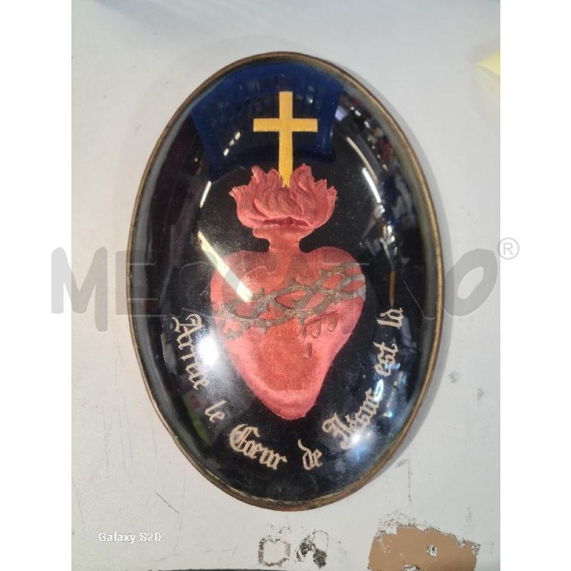 EX VOTO SACRO CUORE GESU 25X17CM | Mercatino dell'Usato Modena 1