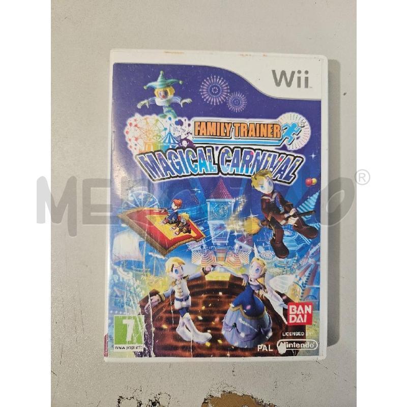 FAMILY TRAINER MAGIC CARNIVAL CON TAPPETINO VIDEOGIOCO WII | Mercatino dell'Usato Modena 1
