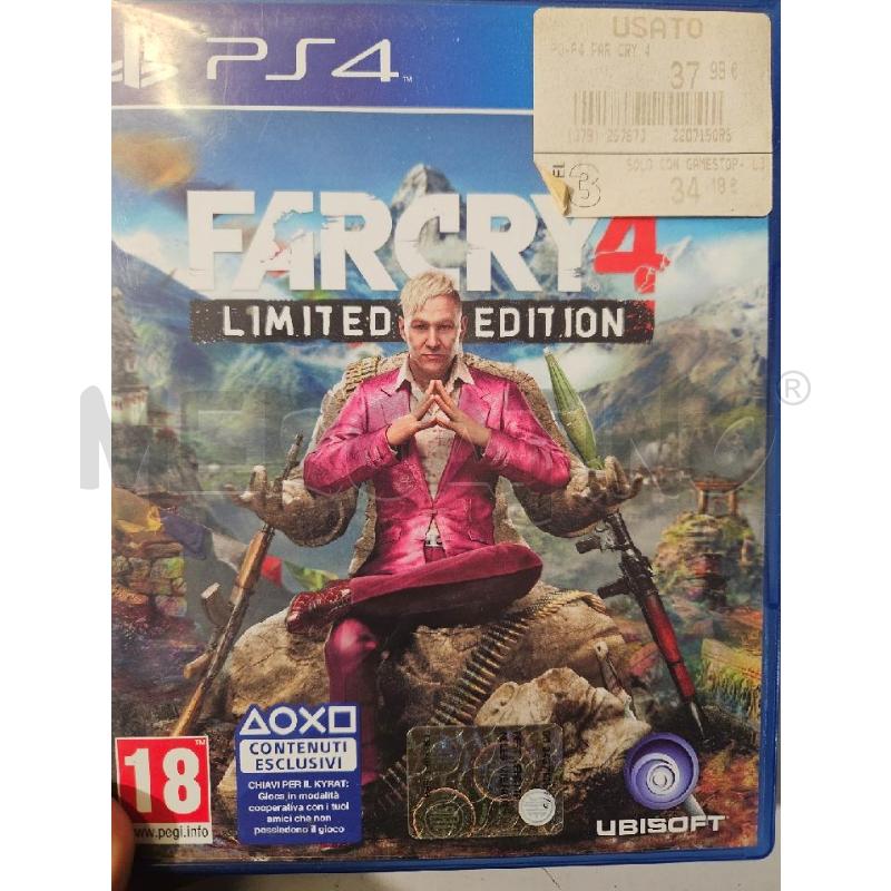FARCRY4 LIMITED EDITION - PS4 VIDEO GIOCO  | Mercatino dell'Usato Modena 1