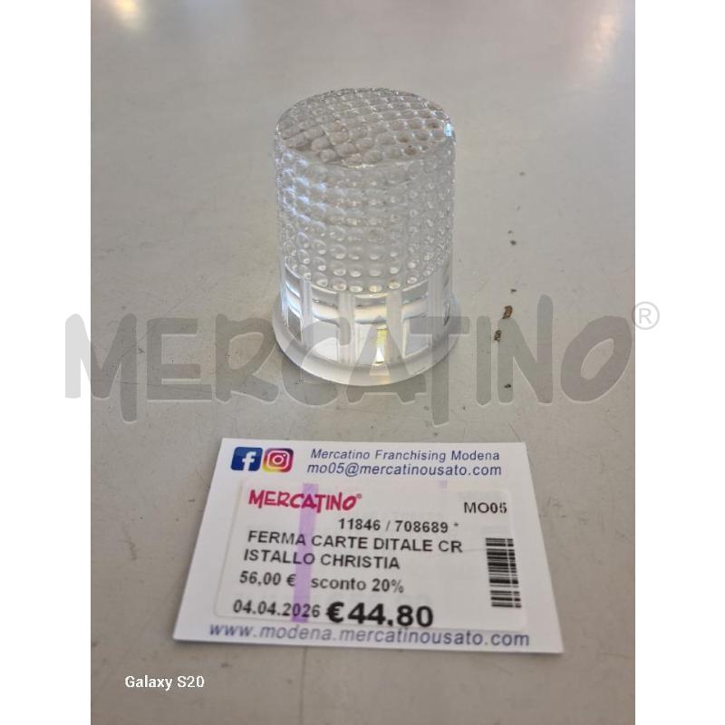 FERMA CARTE DITALE CRISTALLO CHRISTIAN DIORI | Mercatino dell'Usato Modena 1