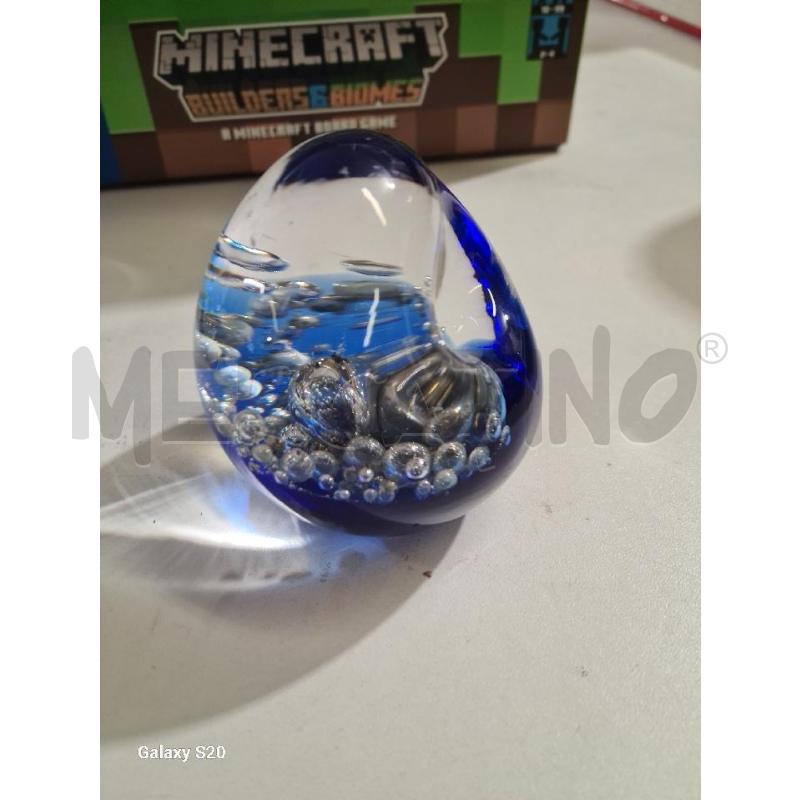 FERMA CARTE MURANO BLU BOLLE | Mercatino dell'Usato Modena 2