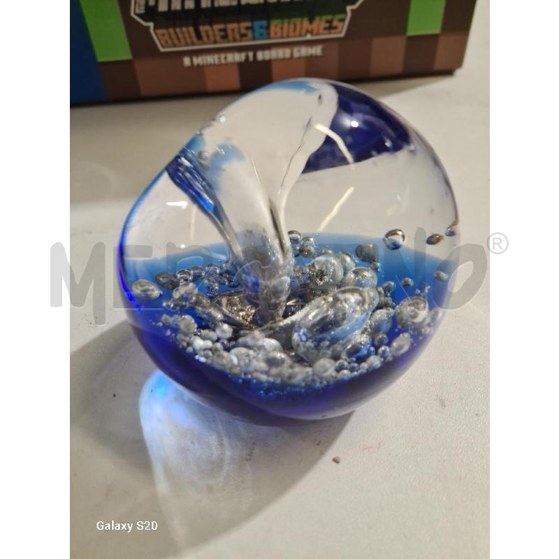 FERMA CARTE MURANO BLU BOLLE | Mercatino dell'Usato Modena 3