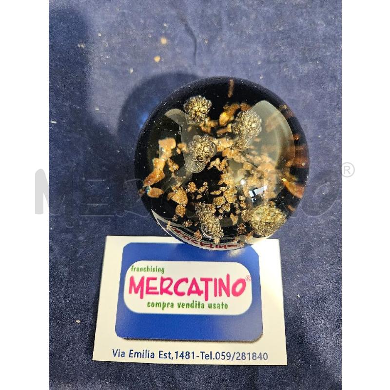 FERMA CARTE MURANO BOLLE DORATE | Mercatino dell'Usato Modena 2