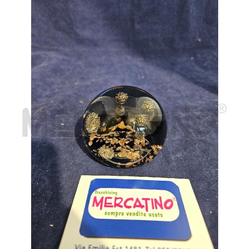 FERMA CARTE MURANO BOLLE DORATE | Mercatino dell'Usato Modena 4