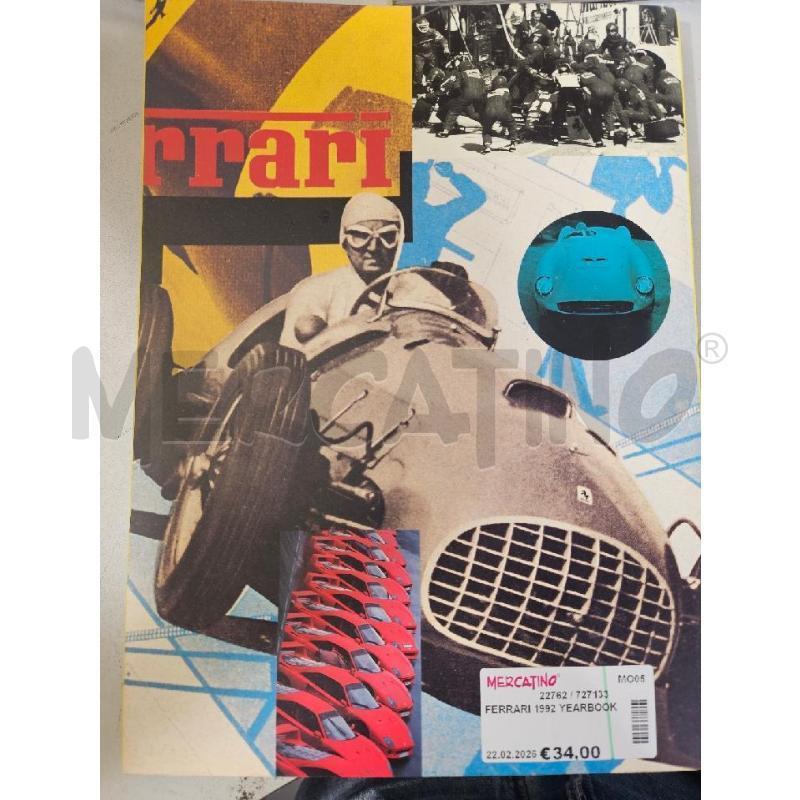 FERRARI 1992 YEARBOOK | Mercatino dell'Usato Modena 2