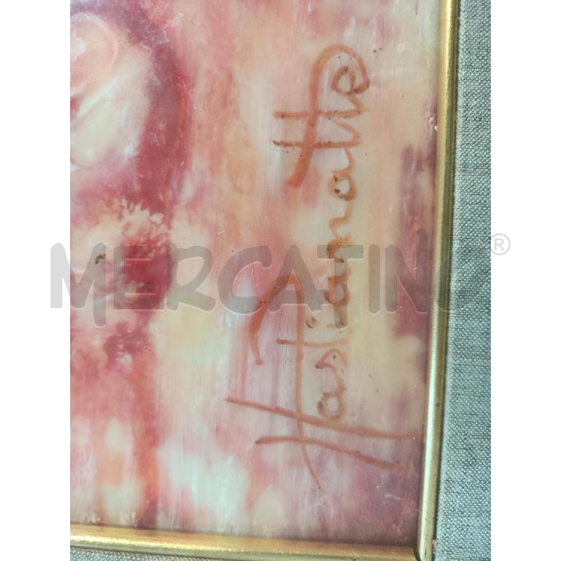 FIGURE MASCHILI ROSSE OLIO HASTIANATTE ALLARO 42X58CM | Mercatino dell'Usato Modena 3