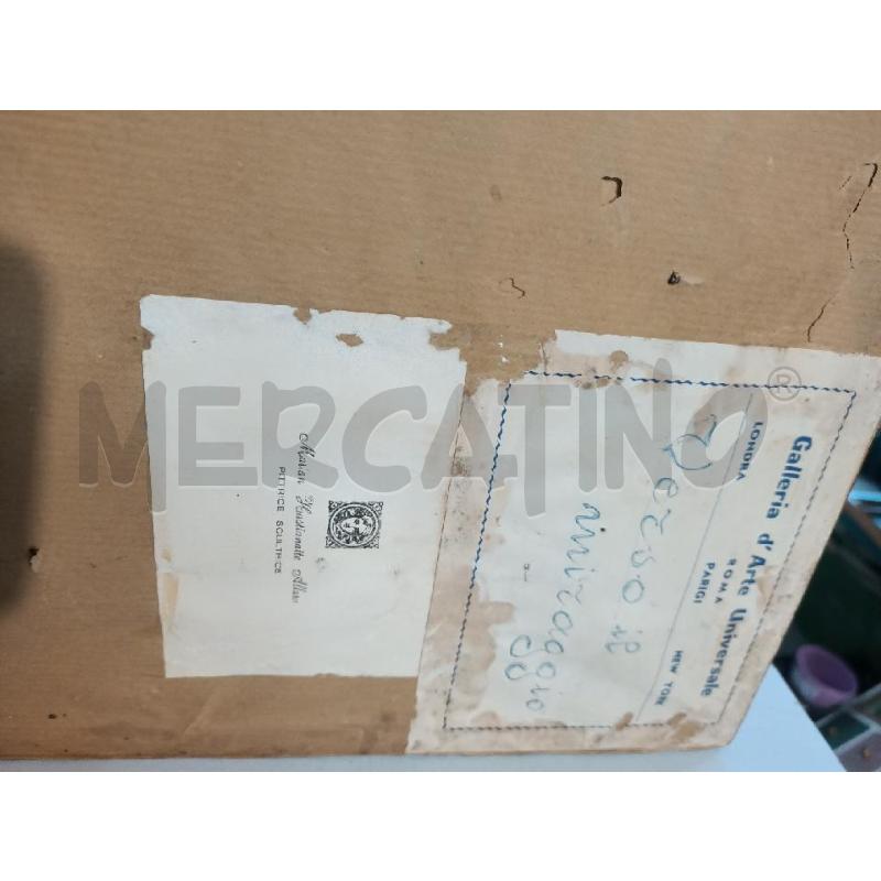 FIGURE MASCHILI ROSSE OLIO HASTIANATTE ALLARO 42X58CM | Mercatino dell'Usato Modena 4