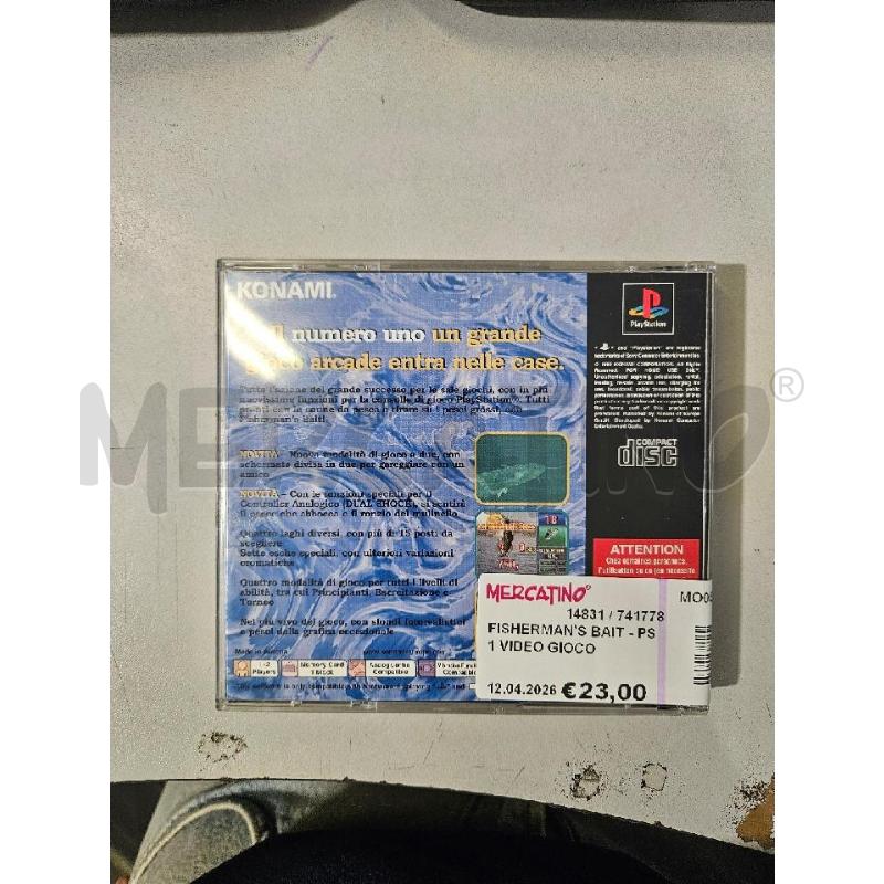 FISHERMAN'S BAIT - PS1 VIDEO GIOCO  | Mercatino dell'Usato Modena 1