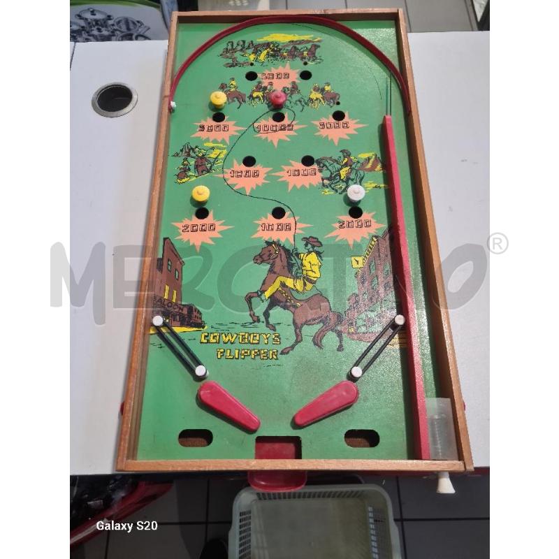 FLIPPER ANTICO TEMA FAR WEST FUNZIONANTE | Mercatino dell'Usato Modena 1