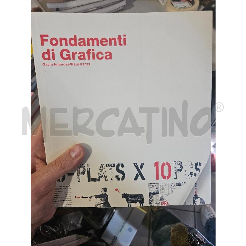 FONDAMENTI DI GRAFICA G.AMBROSE P.HARRIS LIBRO LOGOS | Mercatino dell'Usato Modena 1