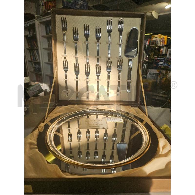 FORCHETTINE PZ. 12+1+ VASSOIO MORINOX | Mercatino dell'Usato Modena 1
