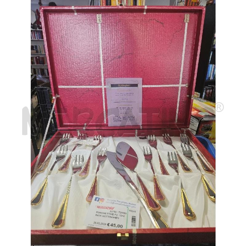 FORCHETTINE PZ. 12+2 INOX GOTTINGHEN | Mercatino dell'Usato Modena 1