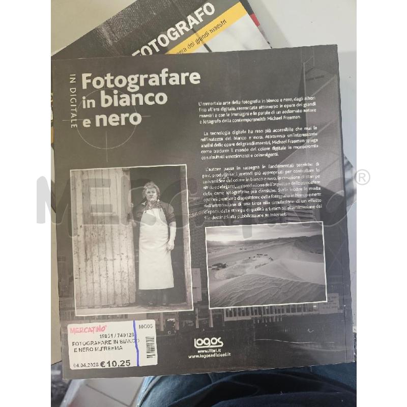 FOTOGRAFARE IN BIANCO E NERO M.FREEMAN LOGOS LIBRO | Mercatino dell'Usato Modena 2