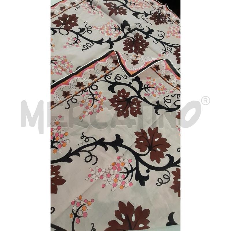 FOULARD EMILIO PUCCI FANTASIA ROSA NERO | Mercatino dell'Usato Modena 1