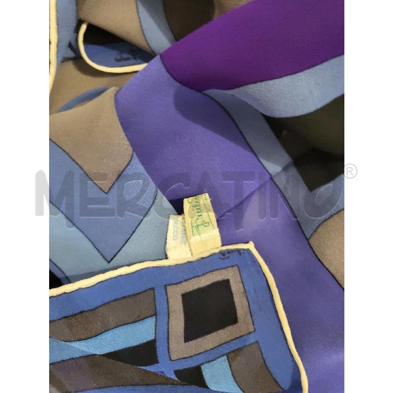 FOULARD EMILIO PUCCI FANTA BLUETTE | Mercatino dell'Usato Modena 3