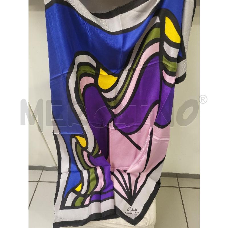 FOULARD FANTASIA VIOLA ROBERTA CAMERINO | Mercatino dell'Usato Modena 1