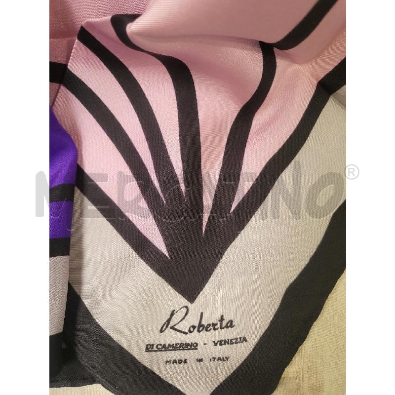 FOULARD FANTASIA VIOLA ROBERTA CAMERINO | Mercatino dell'Usato Modena 2