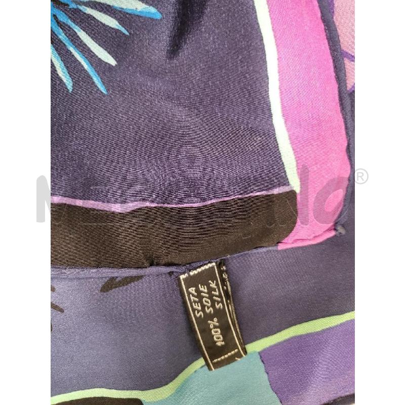 FOULARD FANTA BLU LILLA KEN SCOTT | Mercatino dell'Usato Modena 4
