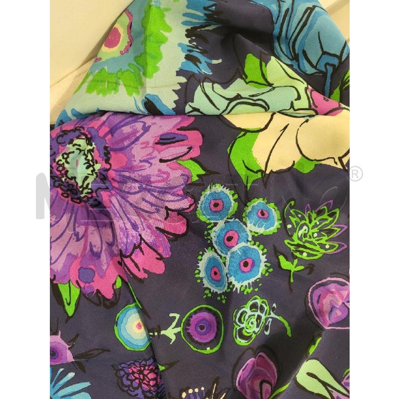 FOULARD FANTA BLU LILLA KEN SCOTT | Mercatino dell'Usato Modena 5