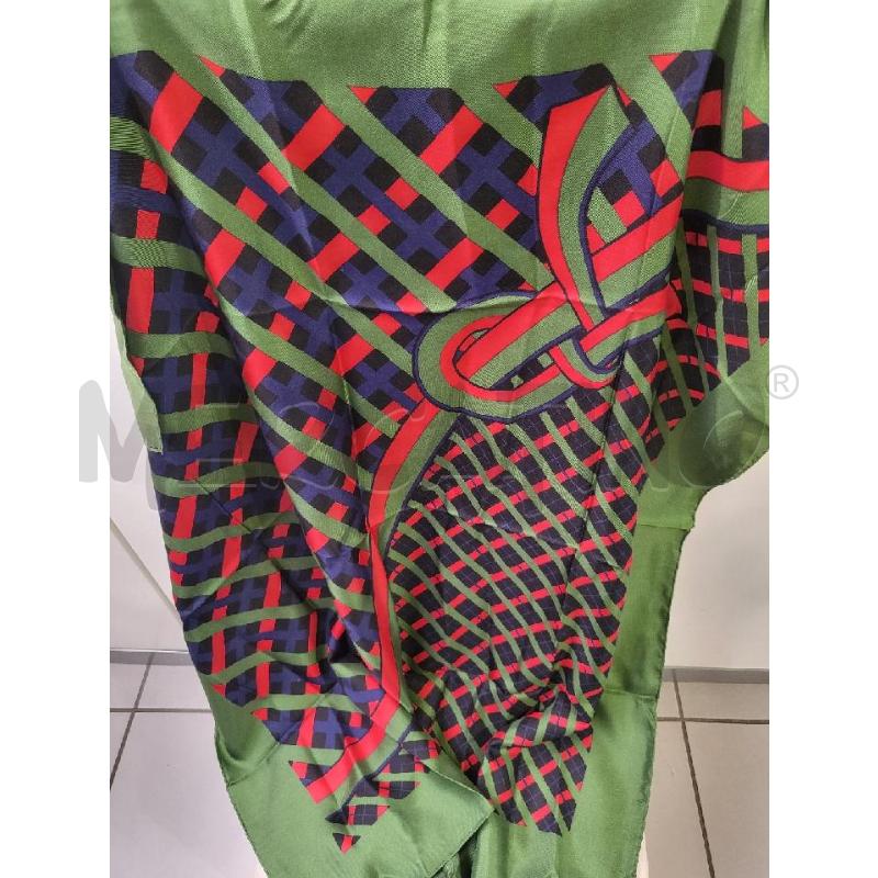 FOULARD FANTA ROSSO VERDE ROBERTA CAMERINO | Mercatino dell'Usato Modena 1