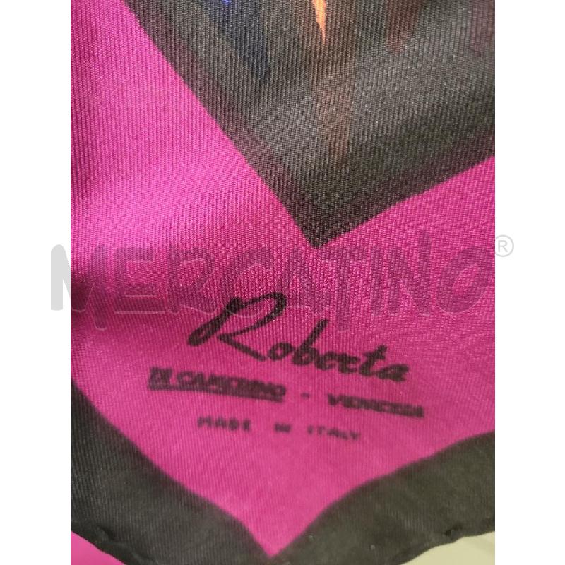 FOULARD FANTA VIOLA BORD ROBERTA CAMERINO | Mercatino dell'Usato Modena 4