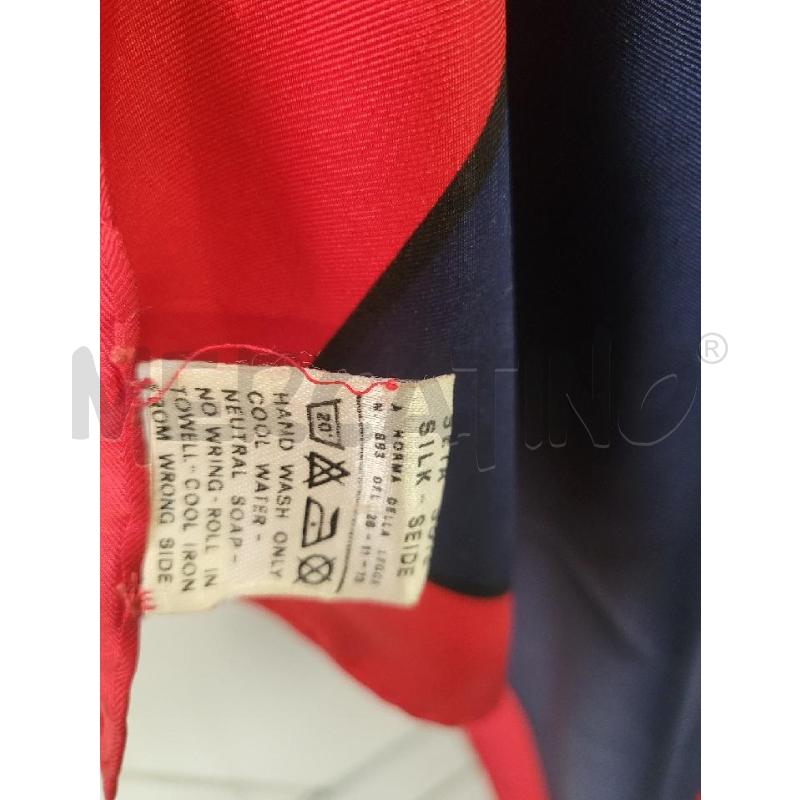 FOULARD ROSSO BLU ROBERTA CAMERINO | Mercatino dell'Usato Modena 2