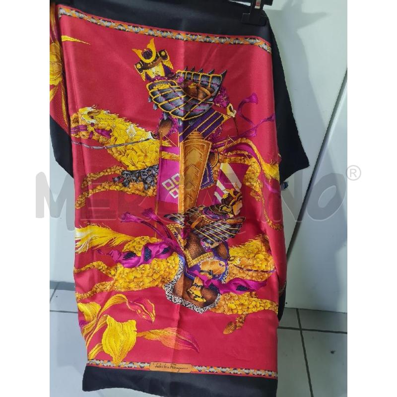 FOULARD SALVATORE FERRAGAMO SETA FANTASIA | Mercatino dell'Usato Modena 1