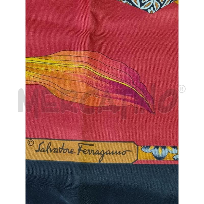 FOULARD SALVATORE FERRAGAMO SETA FANTASIA | Mercatino dell'Usato Modena 2