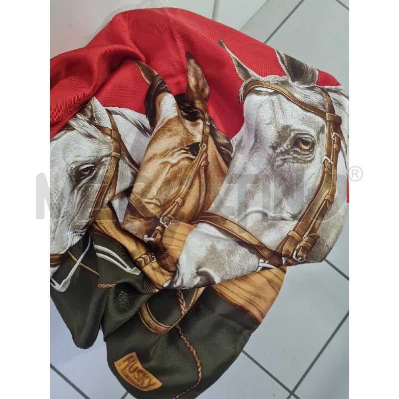 FOULARD SETA CAVALLI HUSKY | Mercatino dell'Usato Modena 4