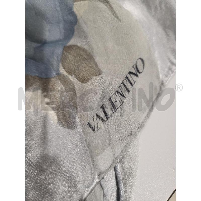 FOULARD VALENTINO FANTA GRIGIO AZZURRO | Mercatino dell'Usato Modena 2